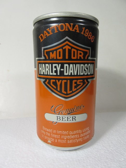 Harley-Davidson Genuine Beer - Daytona 1986 - Click Image to Close